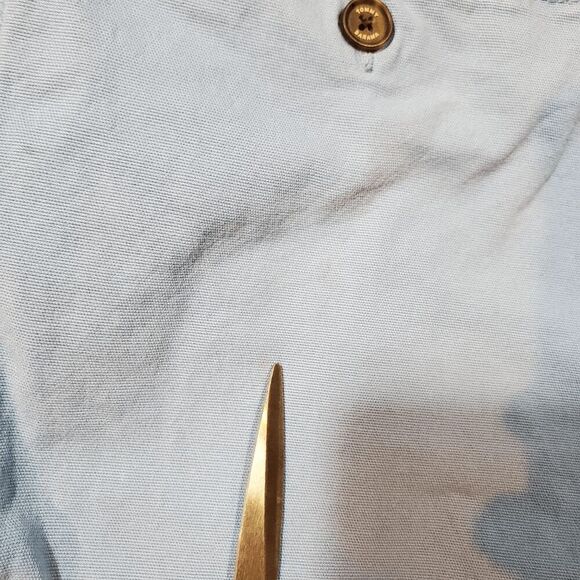 Tommy Bahama Shorts Mens 38 Blue Cargo Regular Fit Flat Front Embroidered Logo - Picture 2 of 10